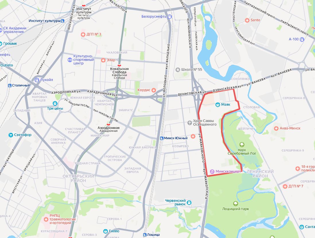 В Минске рядом с набережной Свислочи появится многоэтажная застройка