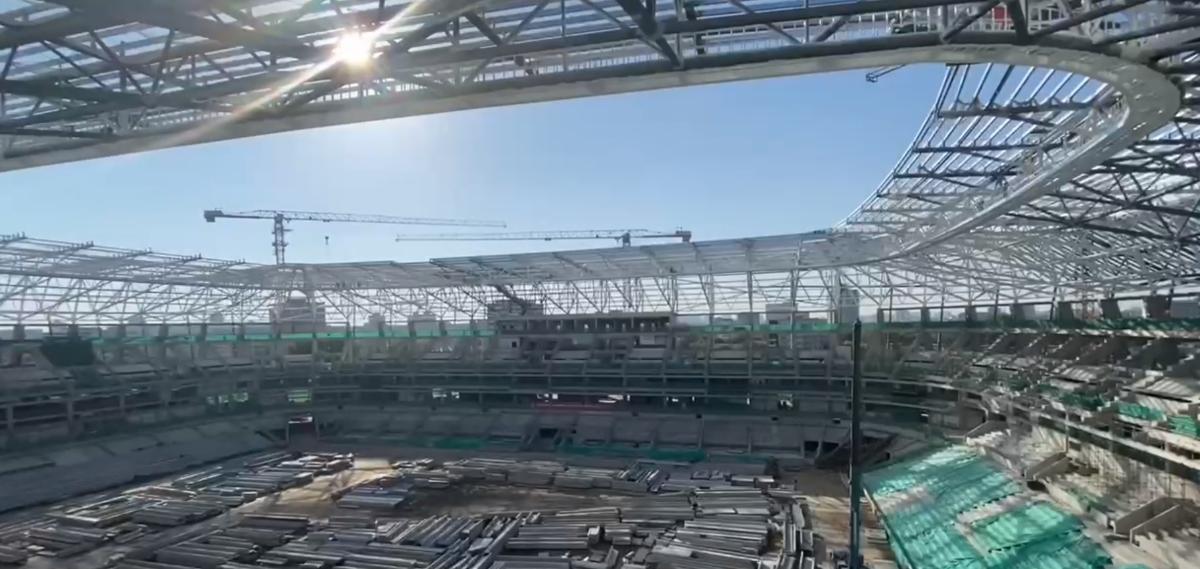 Стало известно, когда достроят Национальный футбольный стадион и большой бассейн в Минске