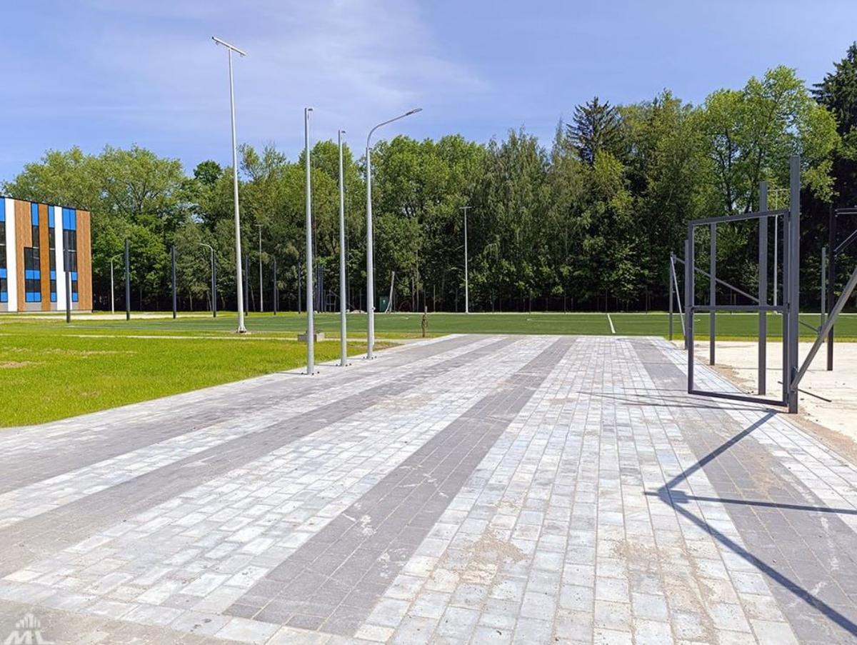 ФОК в экодизайне готовят к открытию. Как выглядит новый спортивный комплекс БГУ