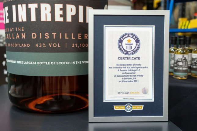В Шотландии выставят на аукцион бутылку виски из Книги рекордов Гиннесса