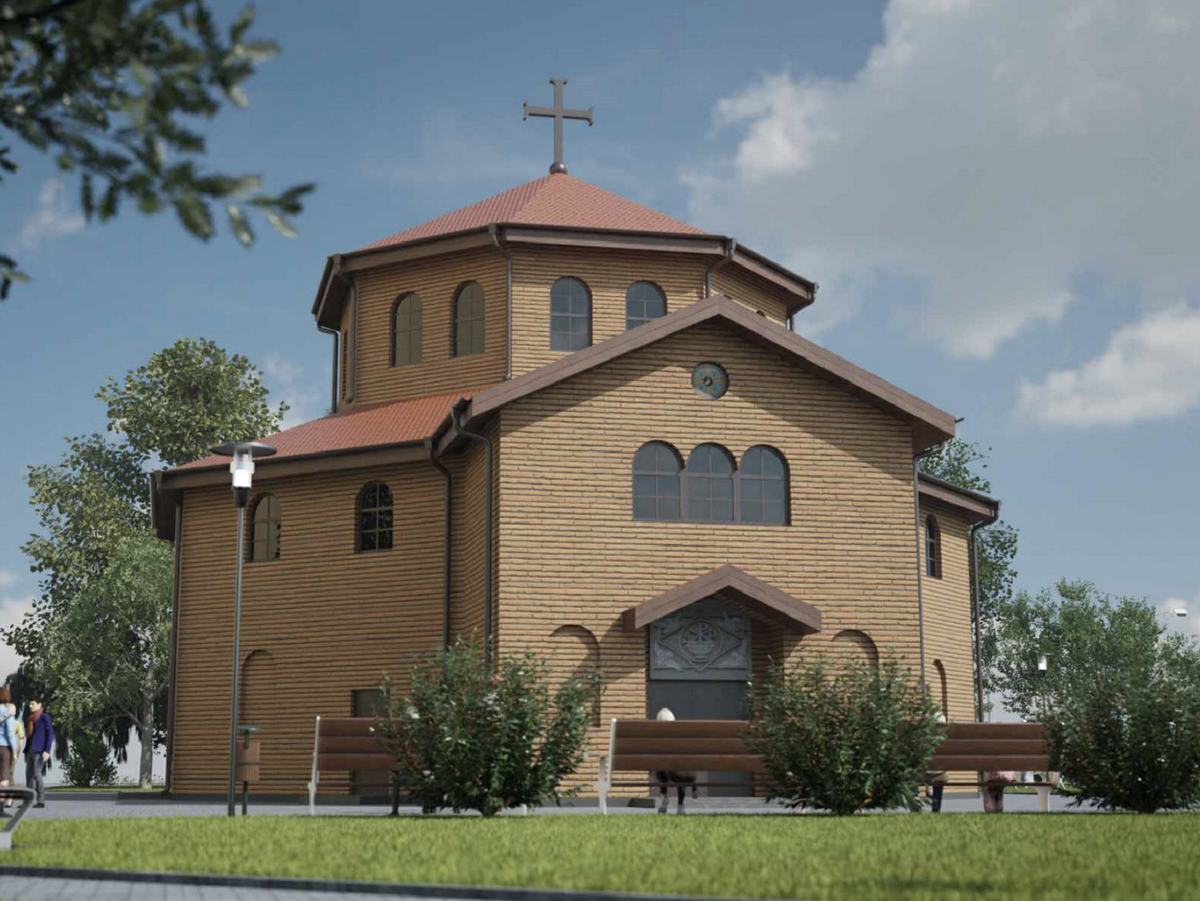 В Уручье построят новый храм в стиле римской архитектуры