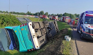 Автобус с белорусами попал в ДТП в Польше: подробности