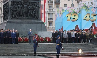 О чем говорил Лукашенко во время празднования 9 Мая в Минске 