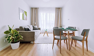 В «Зеленой гавани» показали первую квартиру-шоурум с интерьером. Как она выглядит