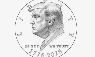 Изображение Дональда Трампа появится на монете в $1