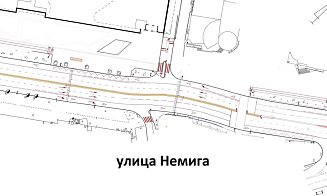В Минске из-за строительства бизнес-центра на Немиге временно изменят дорожное движение