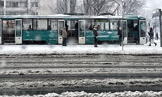 Метель в Минске: что происходит на дорогах