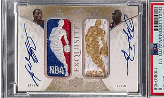 Карточку с автографами Майкла Джордана и Коби Брайанта продали за рекордную сумму