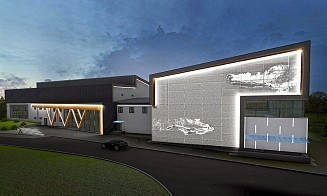 С пловцами на фасаде и выходом к реке. В Минске достроили спорткомплекс для студентов