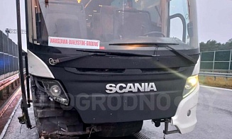 Автобус Варшава — Гродно попал в аварию в Польше: есть пострадавшие