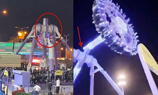 В Саудовской Аравии рухнул аттракцион. Есть пострадавшие