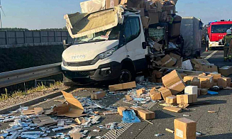 В Польше попала в аварию фура с контрабандными белорусскими сигаретами