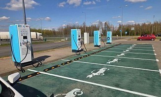 На трассе М-1 открыли мощный хаб для электромобилей