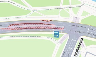 В Минске из-за стройки метро изменят движение по проспекту Победителей 