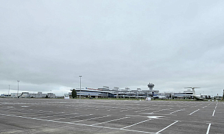 В минском аэропорту открыли после ремонта стоянку для автомобилей