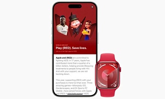 Ради борьбы со СПИДом Apple выпустила необычные умные часы 