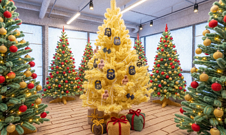 «Тренер следит за мной отовсюду!»: кто победил в батле офисных елок?