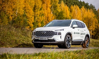 Hyundai Santa Fe: мощное сочетание традиций и новаций при расходе 6 л на «сотню»