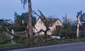 По Витебской и Могилевской областям прошел ураган. Погибла женщина