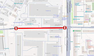 В Минске почти на месяц закрыли проезд по одному из переулков в районе Партизанского проспекта