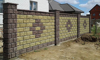 Красивые заборы из Т-блоков: современное решение для любого участка