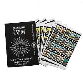 Блокнот "Блокнот таролога + 4 комплекта по 80 карт-наклеек"