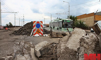 Как идет ремонт моста длиной 300 метров в Минске