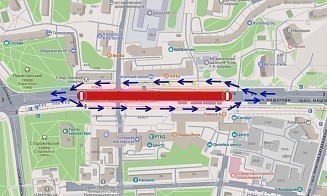 В центре Минска из-за строительства метро изменили движение транспорта