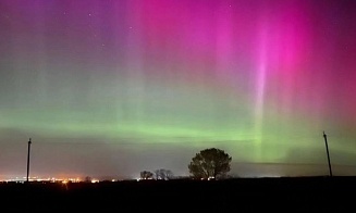 Белорусы наблюдали северное сияние